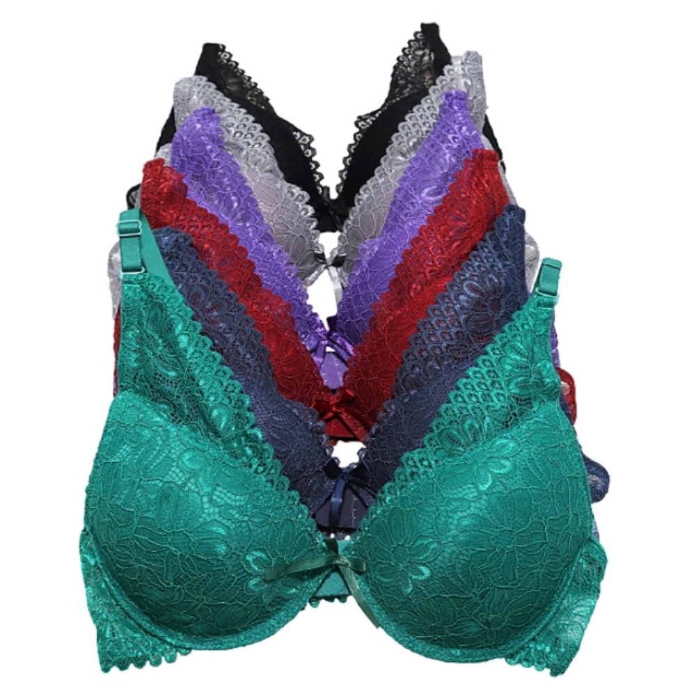 🫶ANGELINA Convertible Underwire Full Coverage Lace Bras (Set of 6)